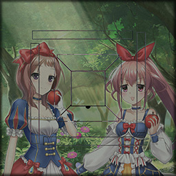 久と洋榎の卓(おとぎ話)［卓背景］