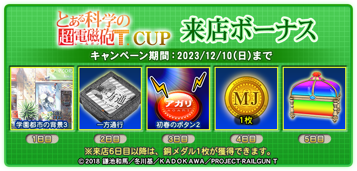 とある科学の超電磁砲T CUP｜イベント情報｜セガNET麻雀【MJ